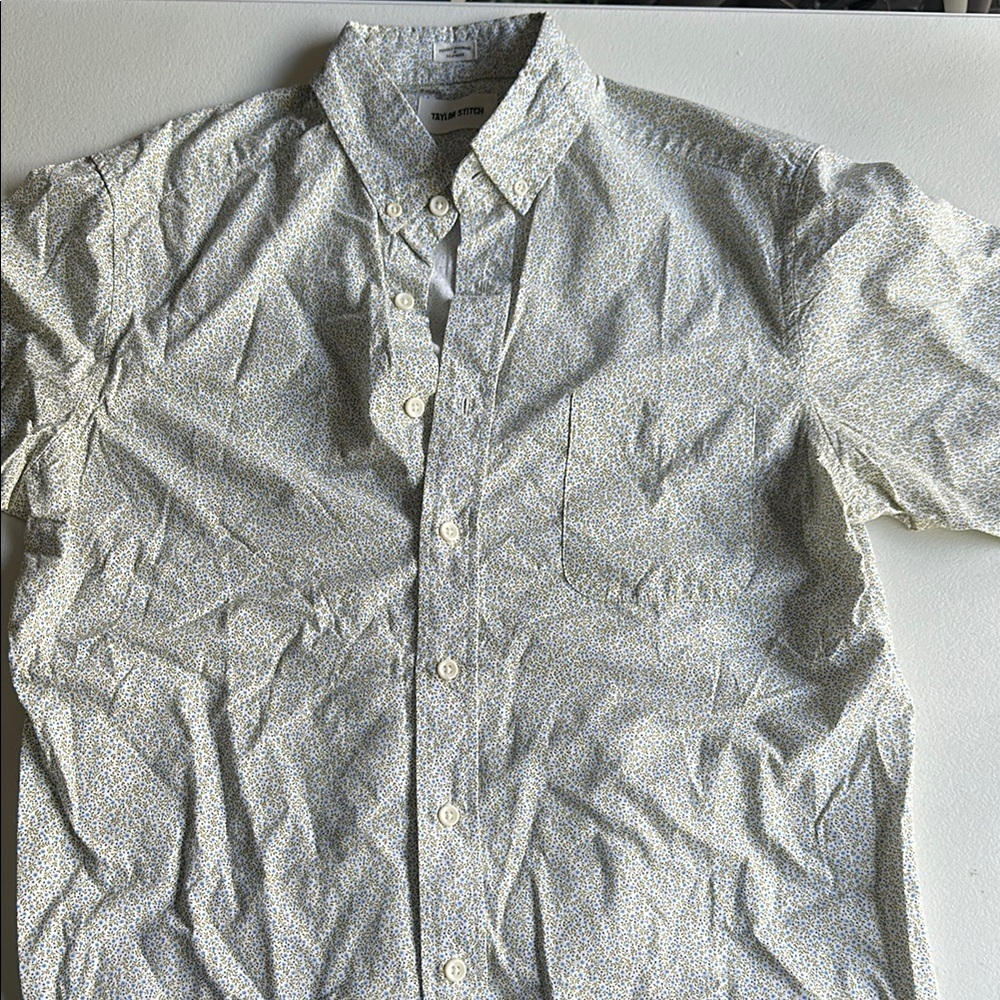 Taylor Stitch White Casual Button Down Shirt